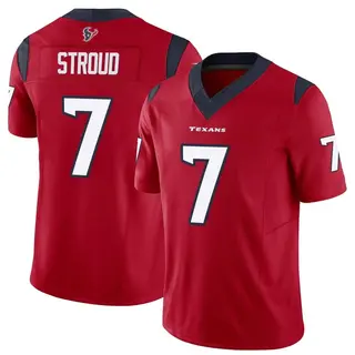 Houston Texans Youth C.J. Stroud Limited Vapor F.U.S.E. Jersey - Red