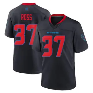 Houston Texans Youth D'Angelo Ross Game 2nd Alternate Jersey - Navy
