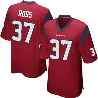 Houston Texans Youth D'Angelo Ross Game Alternate Jersey - Red