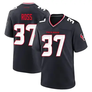 Houston Texans Youth D'Angelo Ross Game Team Jersey - Navy