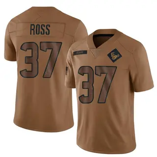 Houston Texans Youth D'Angelo Ross Limited 2023 Salute To Service Jersey - Brown