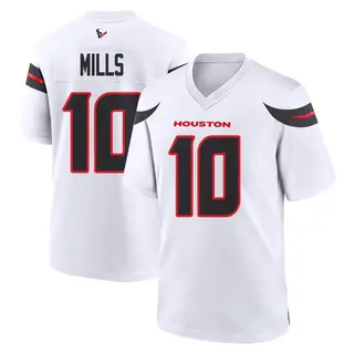 Houston Texans Youth Davis Mills Game Jersey - White