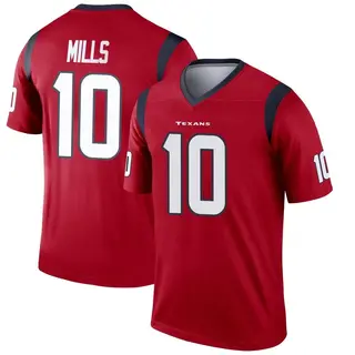 Houston Texans Youth Davis Mills Legend Jersey - Red