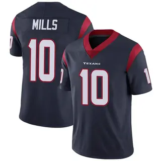 Houston Texans Youth Davis Mills Limited Team Color Vapor Untouchable Jersey - Navy Blue