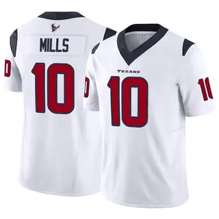 Houston Texans Youth Davis Mills Limited Vapor F.U.S.E. Jersey - White