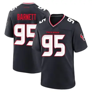 Houston Texans Youth Derek Barnett Game Team Jersey - Navy
