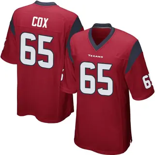Houston Texans Youth Eli Cox Game Alternate Jersey - Red
