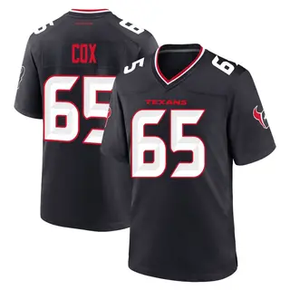 Houston Texans Youth Eli Cox Game Team Jersey - Navy