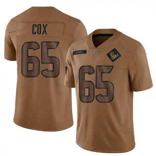 Houston Texans Youth Eli Cox Limited 2023 Salute To Service Jersey - Brown