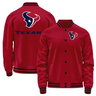 Houston Texans Youth Full-Snap Jacket - Red