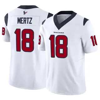 Houston Texans Youth Graham Mertz Limited Vapor F.U.S.E. Jersey - White