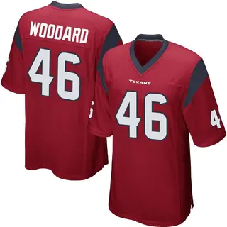 Houston Texans Youth Jackson Woodard Game Alternate Jersey - Red