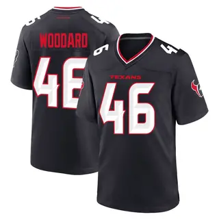 Houston Texans Youth Jackson Woodard Game Team Jersey - Navy