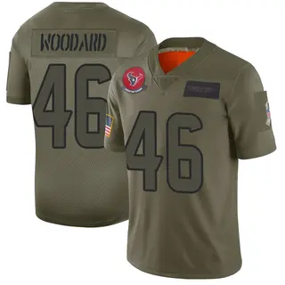 Houston Texans Youth Jackson Woodard Limited 2019 Salute to Service Jersey - Camo
