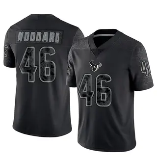Houston Texans Youth Jackson Woodard Limited Reflective Jersey - Black