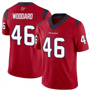Houston Texans Youth Jackson Woodard Limited Vapor F.U.S.E. Jersey - Red