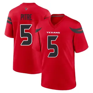 Houston Texans Youth Jalen Pitre Game Alternate Jersey - Red