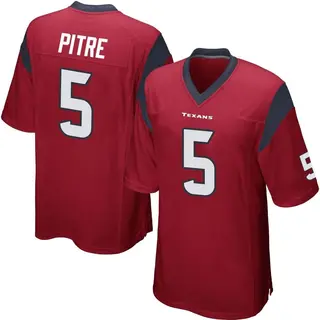 Houston Texans Youth Jalen Pitre Game Alternate Jersey - Red
