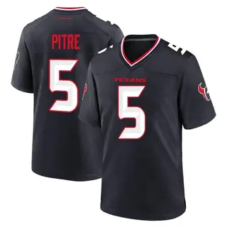 Houston Texans Youth Jalen Pitre Game Team Jersey - Navy