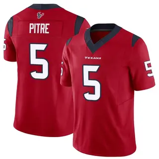 Houston Texans Youth Jalen Pitre Limited Vapor F.U.S.E. Jersey - Red