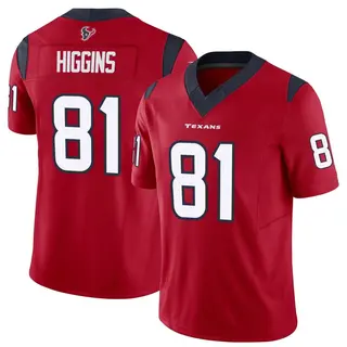 Houston Texans Youth Jayden Higgins Limited Vapor F.U.S.E. Jersey - Red