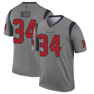Houston Texans Youth Jaylen Reed Legend Inverted Jersey - Gray