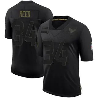Houston Texans Youth Jaylen Reed Limited 2020 Salute To Service Jersey - Black