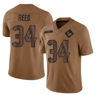 Houston Texans Youth Jaylen Reed Limited 2023 Salute To Service Jersey - Brown