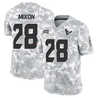 Houston Texans Youth Joe Mixon Limited 2024 Salute to Service Jersey - Arctic Camo