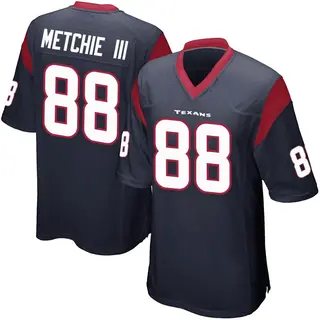 Houston Texans Youth John Metchie III Game Team Color Jersey - Navy Blue