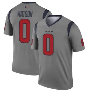 Houston Texans Youth Justin Watson Legend Inverted Jersey - Gray