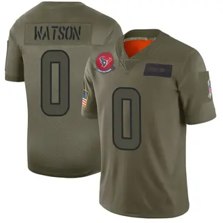 Houston Texans Youth Justin Watson Limited 2019 Salute to Service Jersey - Camo