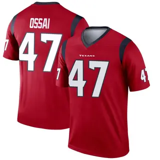 Houston Texans Youth K.C. Ossai Legend Jersey - Red