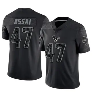 Houston Texans Youth K.C. Ossai Limited Reflective Jersey - Black