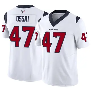 Houston Texans Youth K.C. Ossai Limited Vapor F.U.S.E. Jersey - White