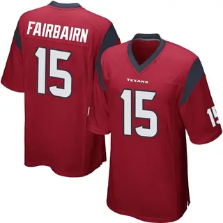 Houston Texans Youth Ka'imi Fairbairn Game Alternate Jersey - Red