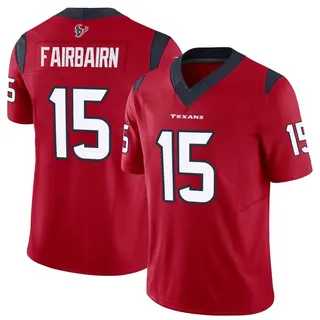 Houston Texans Youth Ka'imi Fairbairn Limited Vapor F.U.S.E. Jersey - Red