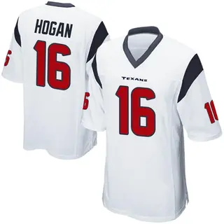 Houston Texans Youth Kevin Hogan Game Jersey - White