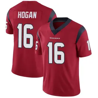 Houston Texans Youth Kevin Hogan Limited Alternate Vapor Untouchable Jersey - Red
