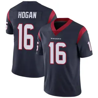 Houston Texans Youth Kevin Hogan Limited Team Color Vapor Untouchable Jersey - Navy Blue