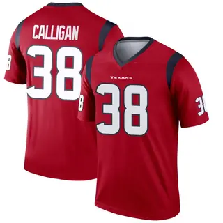 Houston Texans Youth Keydrain Calligan Legend Jersey - Red