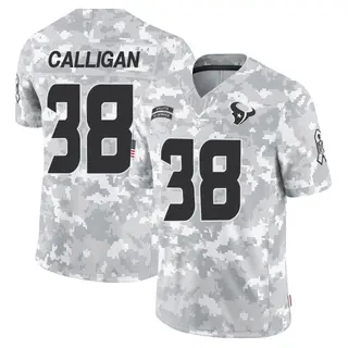 Houston Texans Youth Keydrain Calligan Limited 2024 Salute to Service Jersey - Arctic Camo
