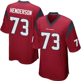 Houston Texans Youth LaDarius Henderson Game Alternate Jersey - Red