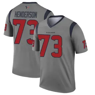Houston Texans Youth LaDarius Henderson Legend Inverted Jersey - Gray