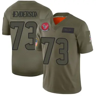 Houston Texans Youth LaDarius Henderson Limited 2019 Salute to Service Jersey - Camo