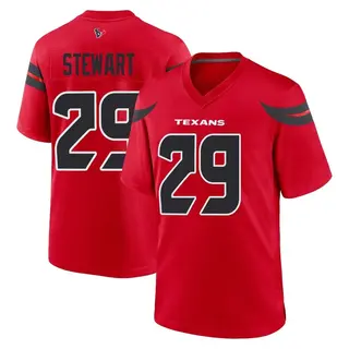Houston Texans Youth M.J. Stewart Game Alternate Jersey - Red