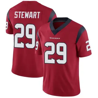 Houston Texans Youth M.J. Stewart Limited Alternate Vapor Untouchable Jersey - Red