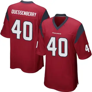 Houston Texans Youth Paul Quessenberry Game Alternate Jersey - Red