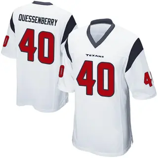 Houston Texans Youth Paul Quessenberry Game Jersey - White