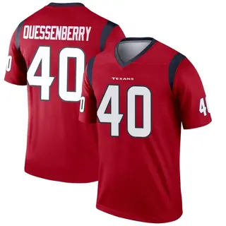 Houston Texans Youth Paul Quessenberry Legend Jersey - Red